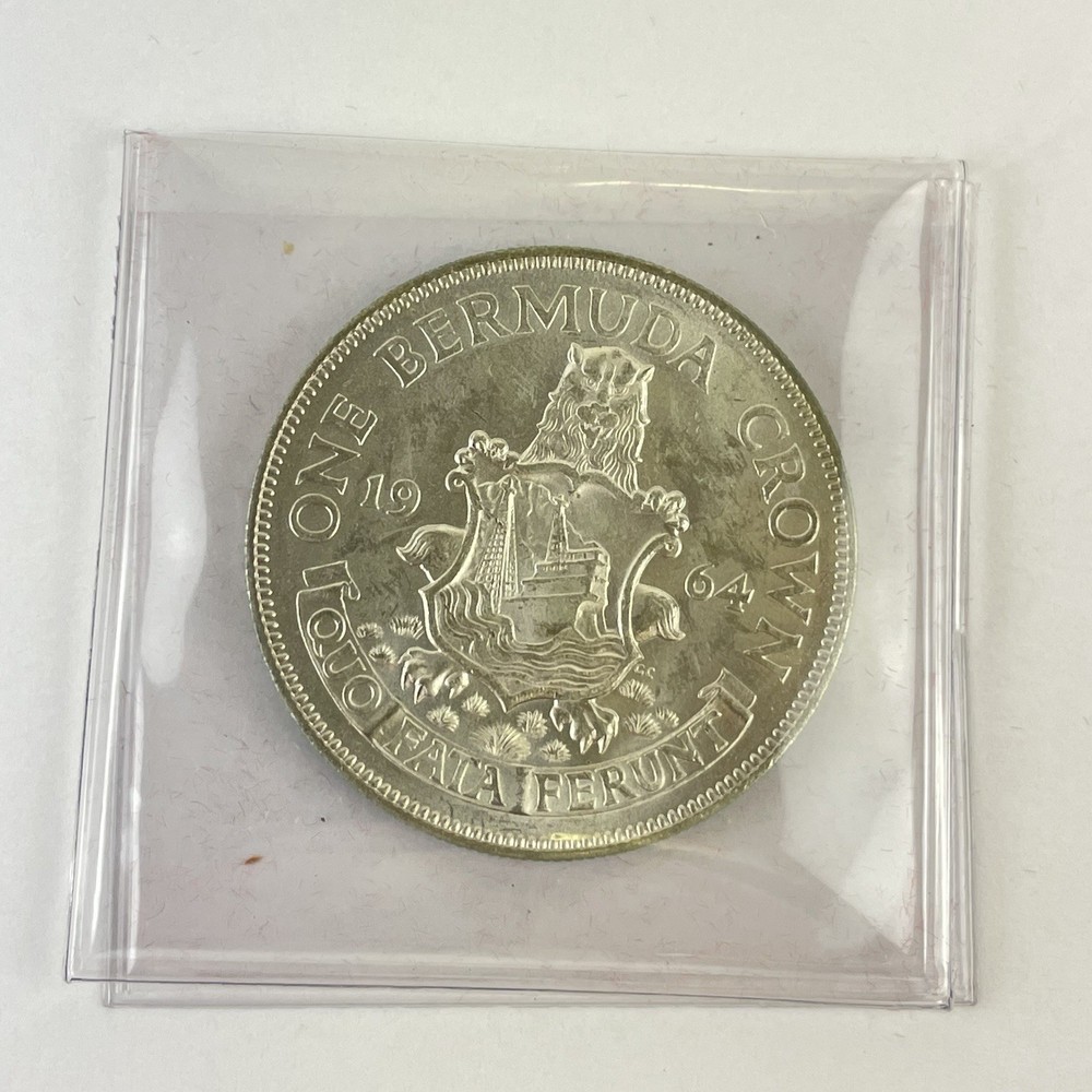 Bermuda Silver Proof Crown  Coin 1964