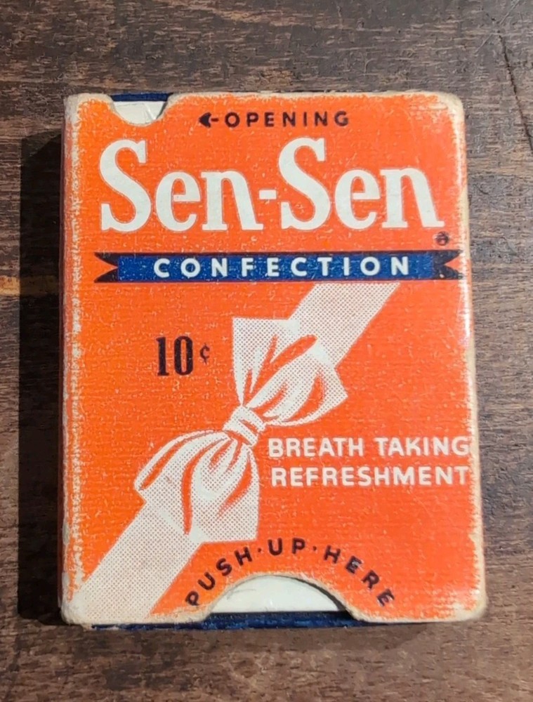 Sen-Sen Confection 10 Cent Candy Empty Box
