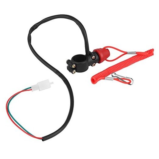 Engine Stop Switch, 22mm 7/8" Motorcycle Boat Safety Kill Stop Switch