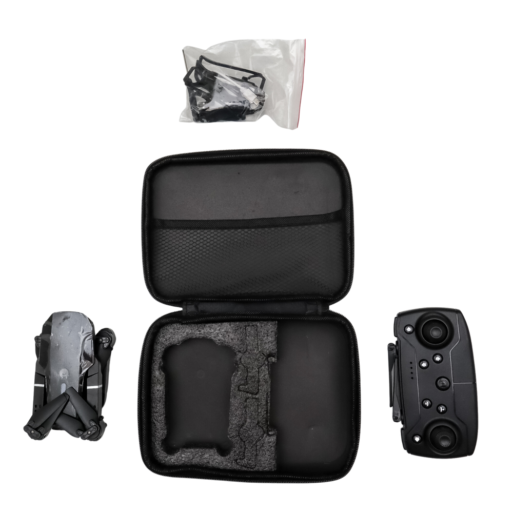 Black 12" E88 RC Drone Fun No App Connection No Camera ONLY Flies w/ Controller