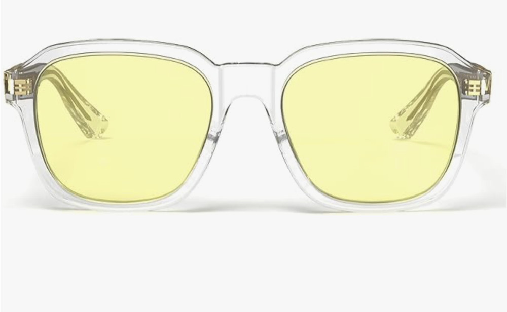 Gaming Glasses Blue Light Blocking Oversized Square Computer Eyewear Men Women