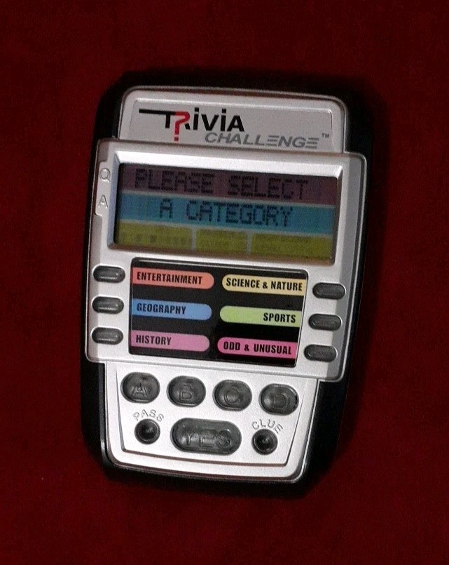 Trivia Challenge Handheld Electronic Trivia Quiz Game
