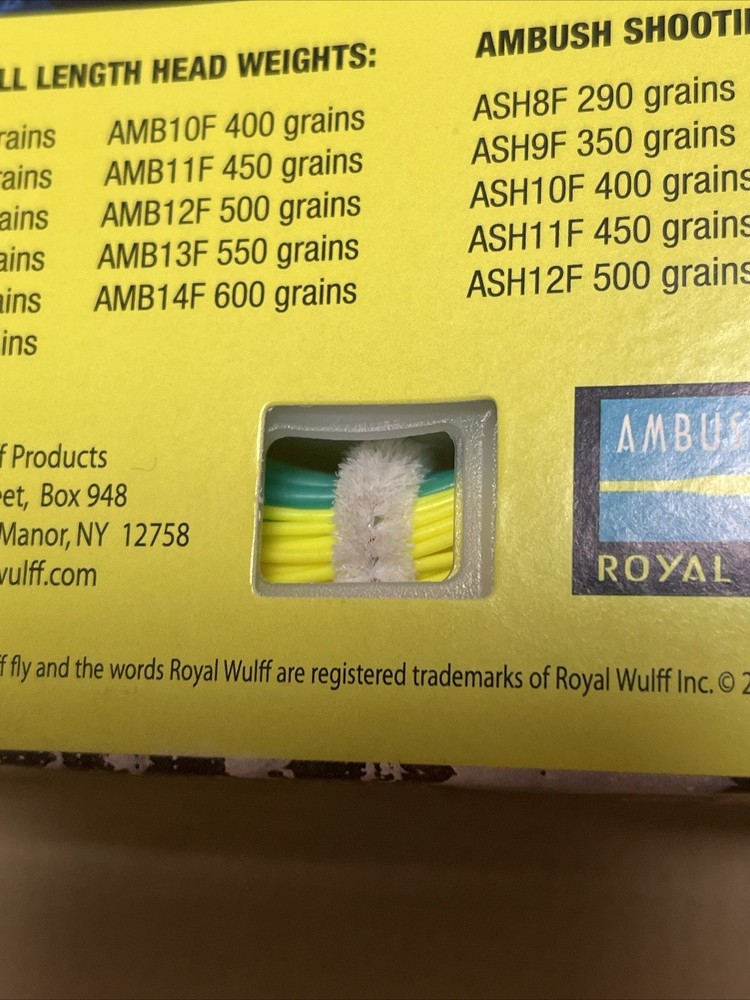1 - PKG Royal Wulff Products Triangle Taper TT BA Multiple Weights Available