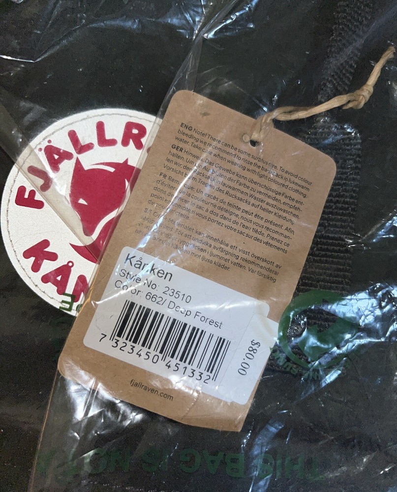 Fjallraven Kanken Backpack Deep Forest 23510-662