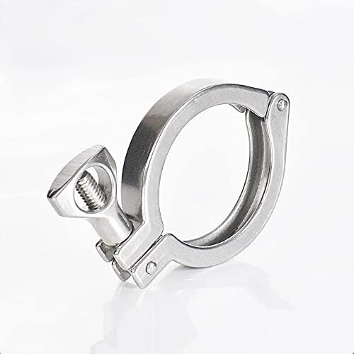 1.5" Sanitary Tri Clamp with Gasket - 5 Pack