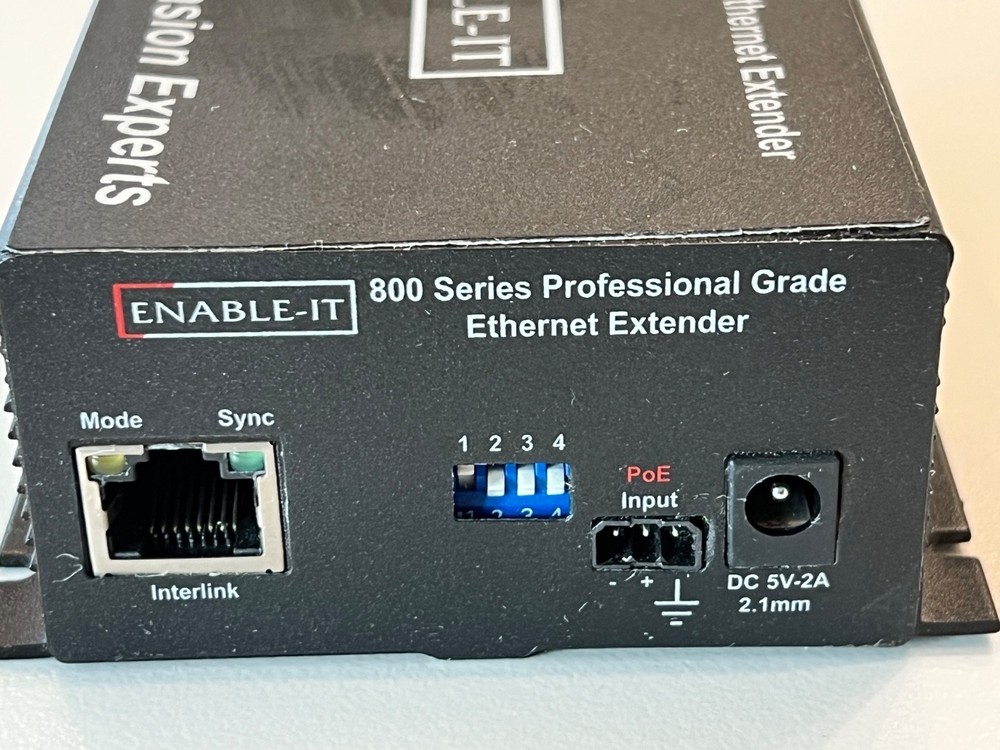 ENABLE-IT 860 PRO Ethernet POE EXTENDER Professional Grade Ethernet Extender