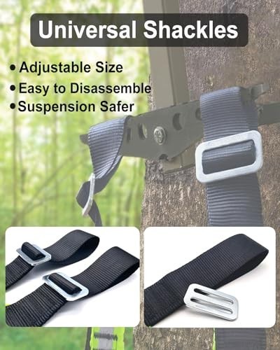 4-Step Climbing Aider - Double-Thickened, Adjustable Hook & Loop, Lightweight Ro