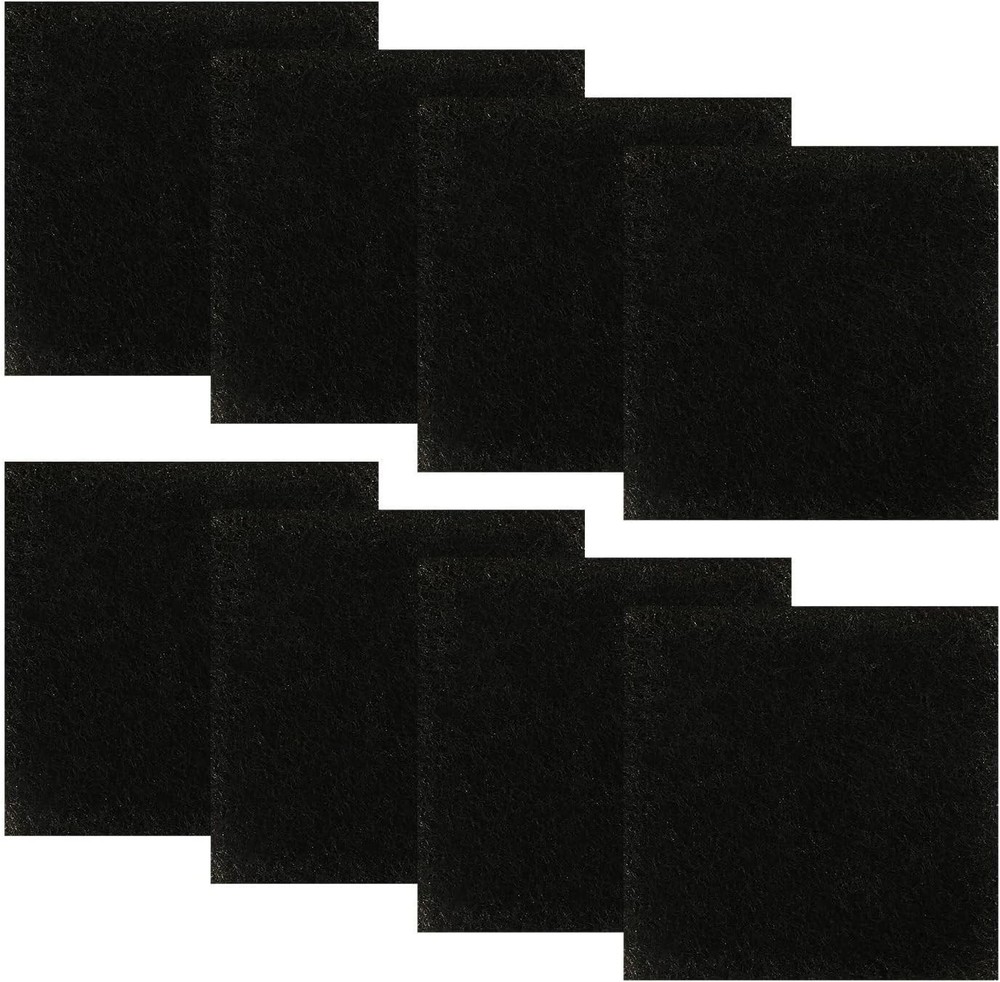 8 Pack Thick Activated Carbon Filters - Keep Your Kitchen Fresh with 3.5'' Size