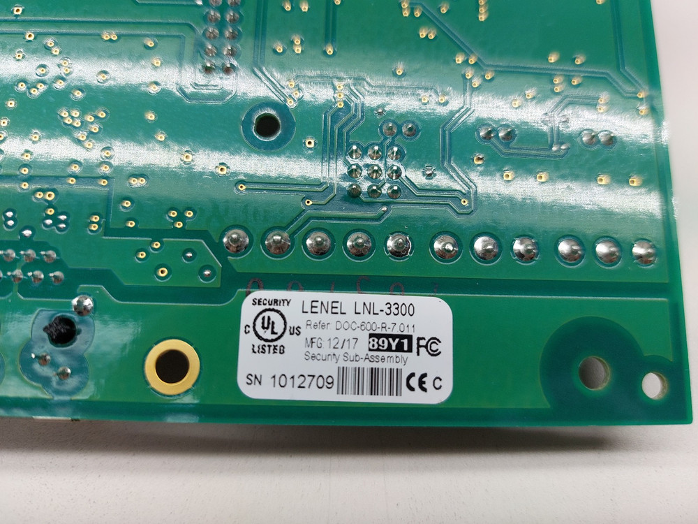 Mercury Lenel LNL-3300 Intelligent System Controller Board