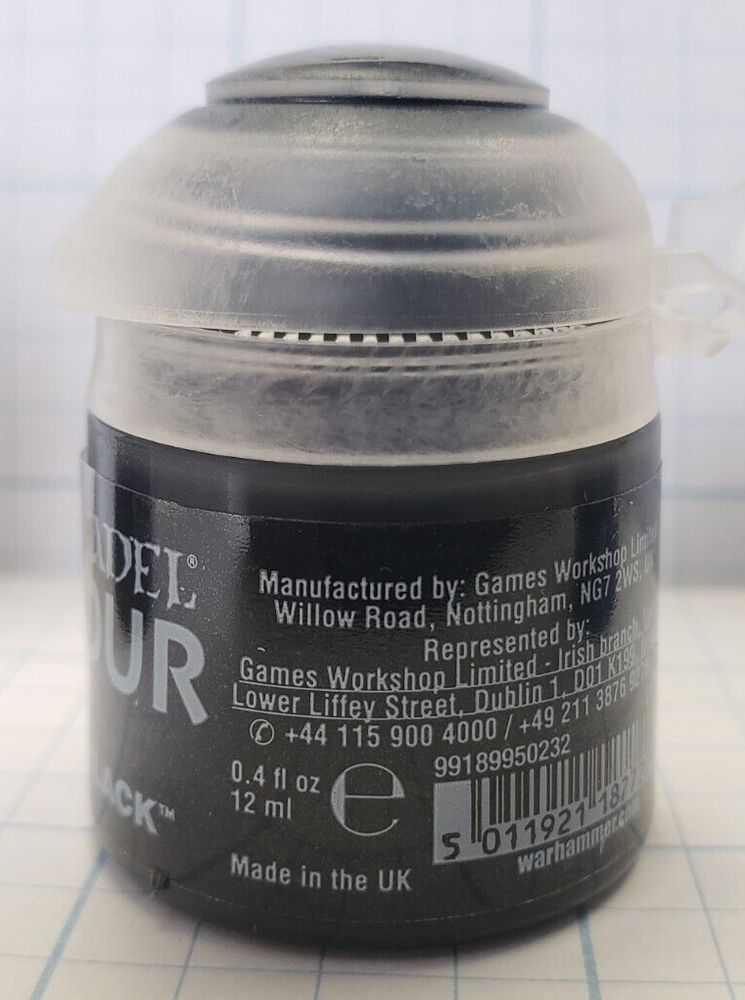 Warhammer Citadel BASE Abaddon Black 12ml