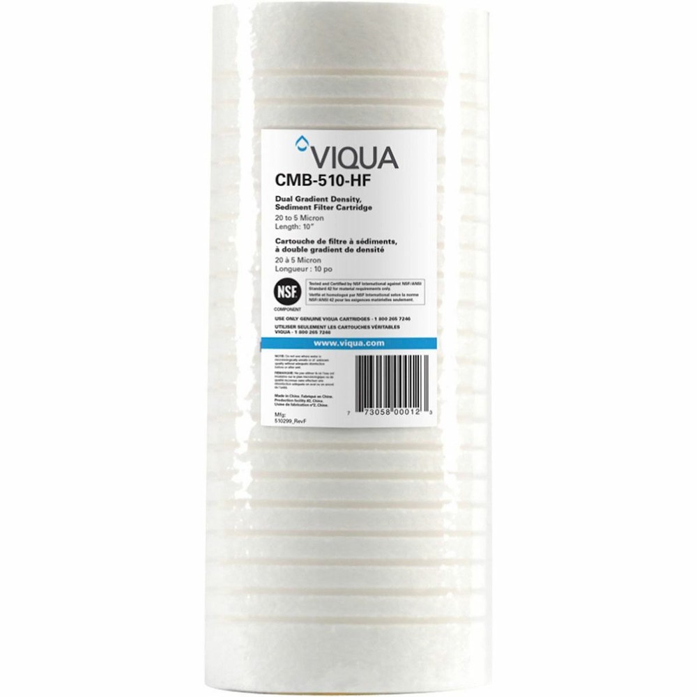 VIQUA CMB-510-HF High Flow Sediment Filter 5-Micron for IHS12-D4/D4 (4.5" x 10")