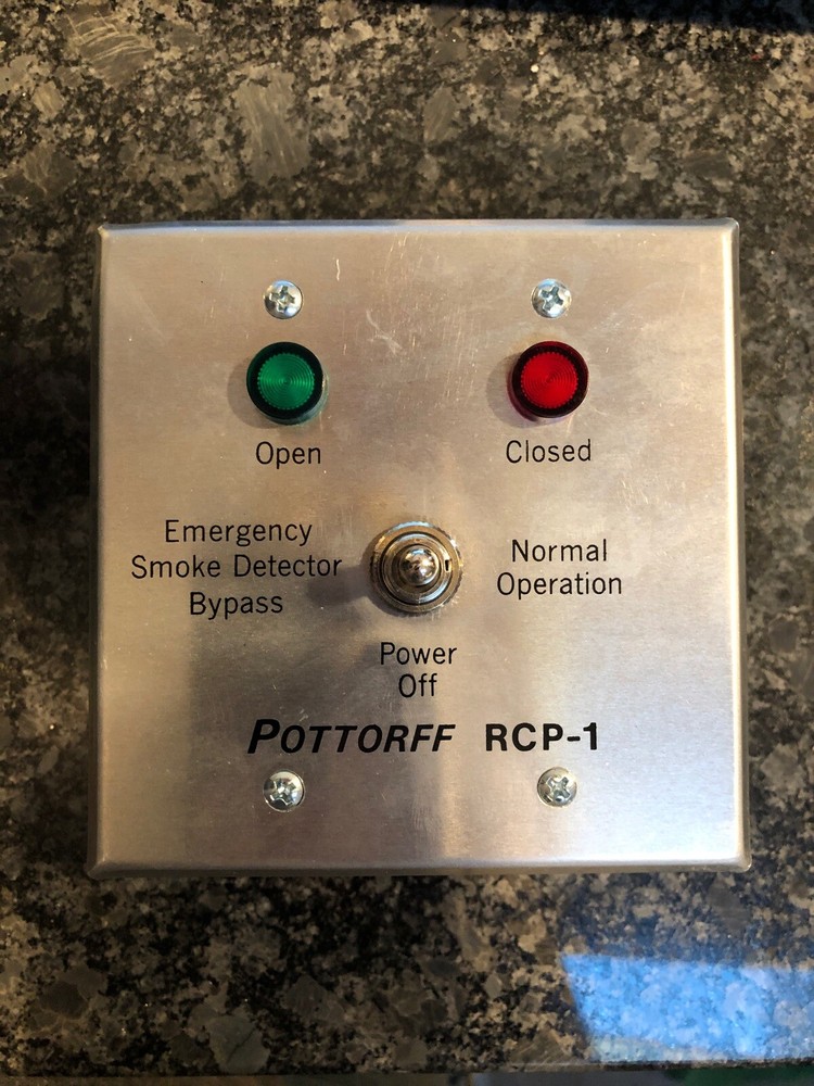 POTTORFF RCP-1 remote control panel 3-pos. switch, position-indicator lights