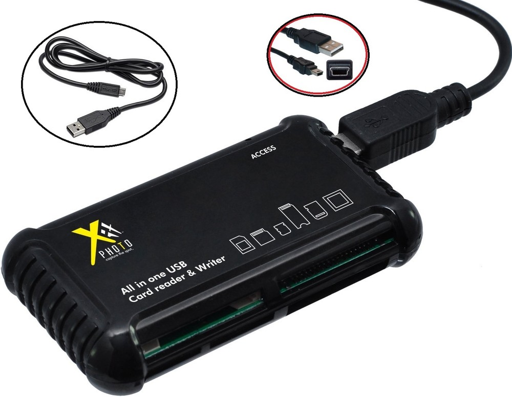 Memory Card Reader-Writer Kit For FujiFilm X-A7 X-T200