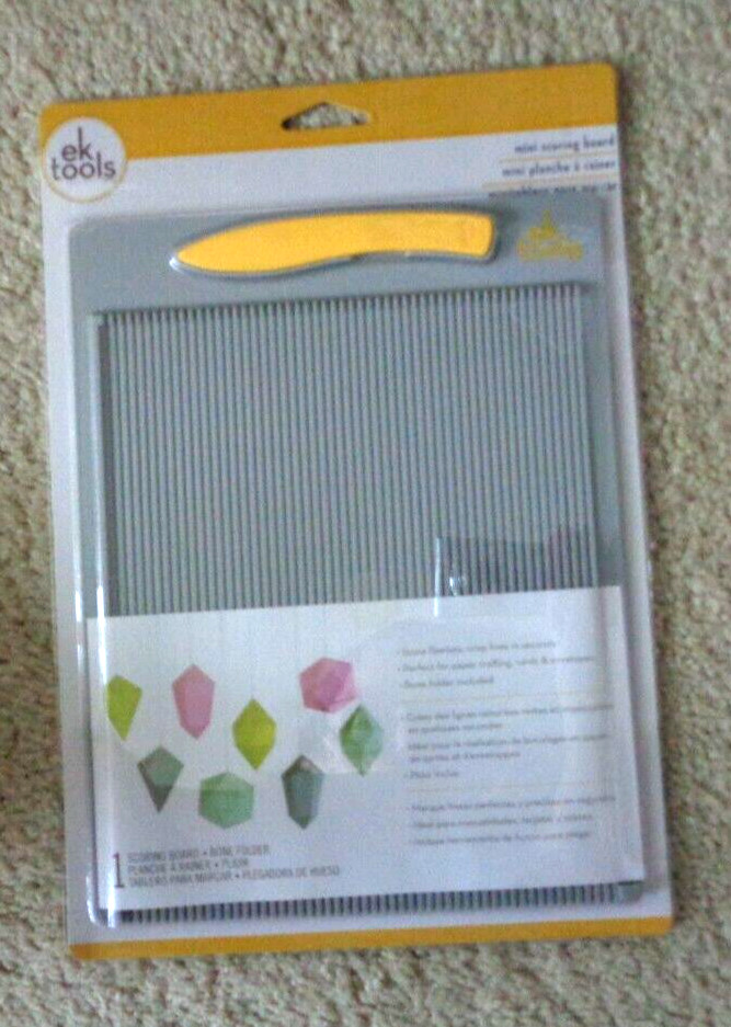 EK Tools Mini Scoring Board Gray 2 Piece New