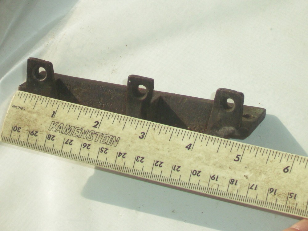 Rare vintage art deco solid brass front, back door lock catch only