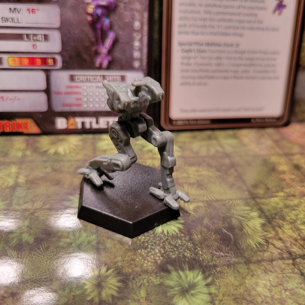 Battletech Miniatures Flea+ Pilot, Mech Cards - Mercenaries