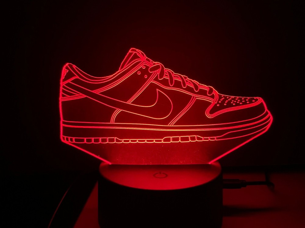 Ultragraphics Acrylic Light Display Dunk Low - 7 color changing light