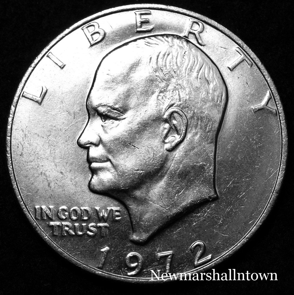 1972 P Eisenhower "Ike" Dollar from Roll
