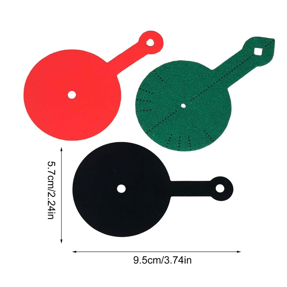 Billiard Aiming Trainer Practicing Pad 3 Pieces Pool Table Practice Supplies
