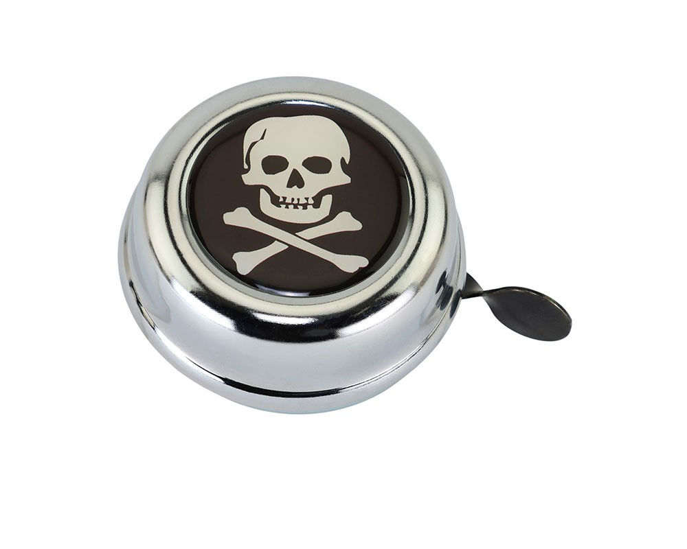 Bicycle Bell Skull 629 Chrome.