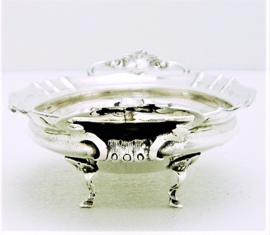 Danish Solid Silver Bowl Hallmarked J.S. Prahl dated1858, Robert Hinnerup