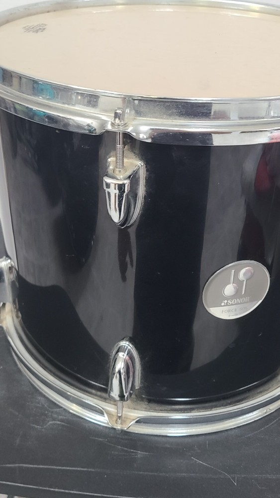 Vintage Sonor 13" x 12" Rack Tom Drum Force 505 Black