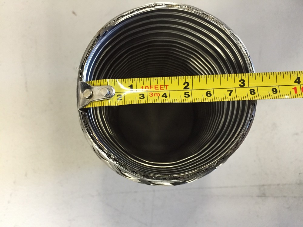 ZZPerformance 304 Stainless 3" x 6" Exhaust Interlock flex Section coupling