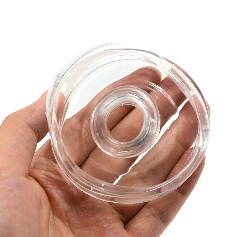 2 Clear Silicone Universal Penis Pump Replacement Sleeve Donut Seal