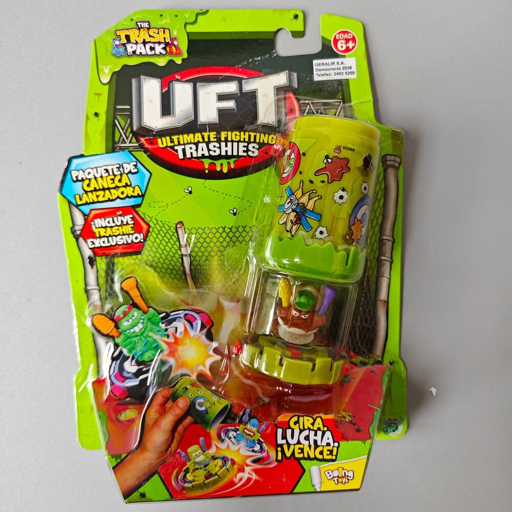 UFT Ultimate Fighting Trashies Spin Bin Launcher Pack Multiple colors