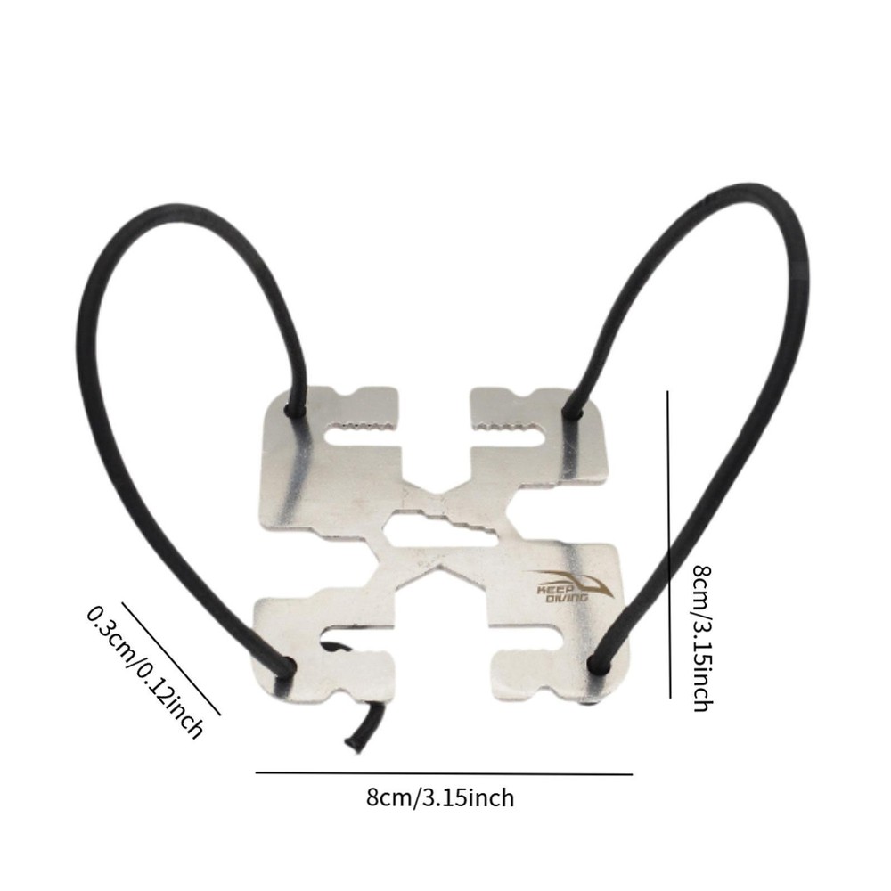 Scubas Diving Webbing Weight Plate Diving Weight Fixed Holder Multifunctional