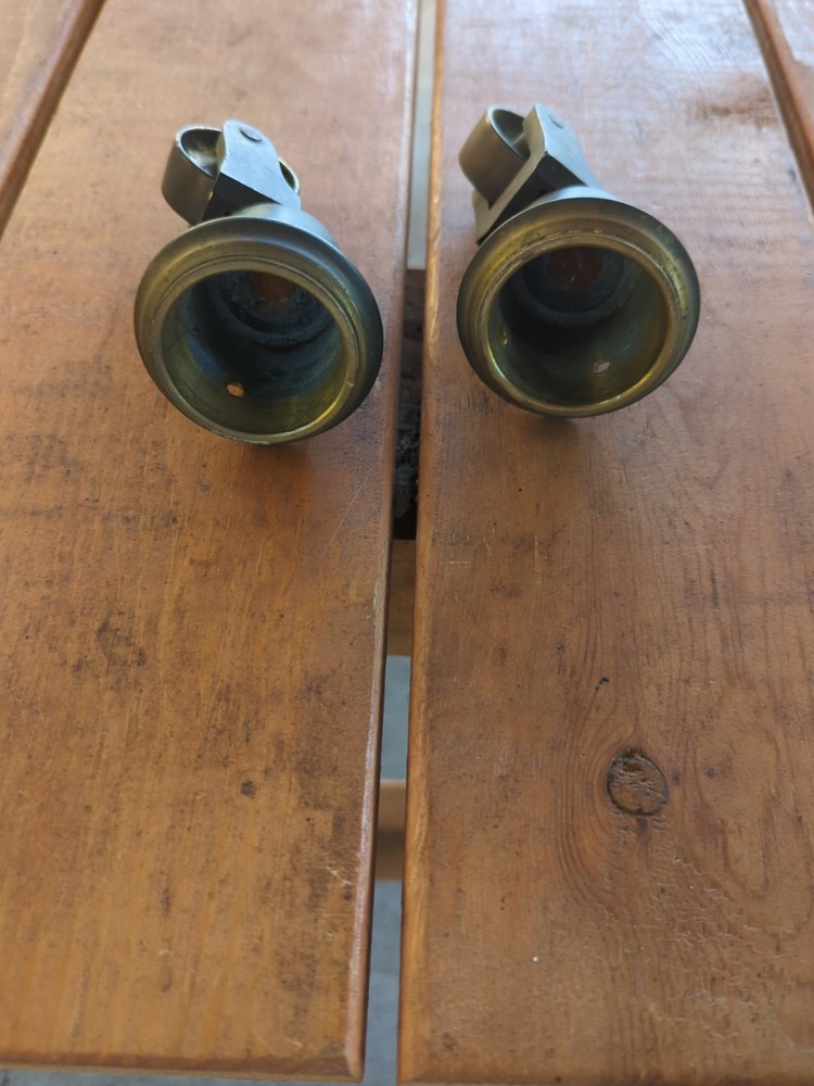 Antique Piano Leg Castors Solid Brass X 2