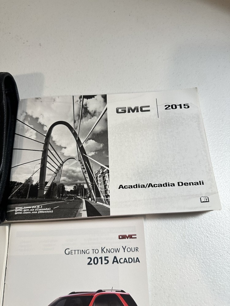 2015 GMC Acadia Denali Owner's Manuals Set