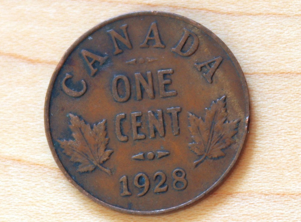 1928 Canada 1 Cent George V