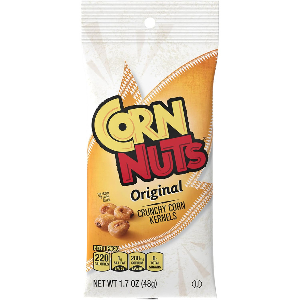 CORN NUTS Original Flavored Corn Kernels, Crunchy Corn Snacks, Snack Box, Variet