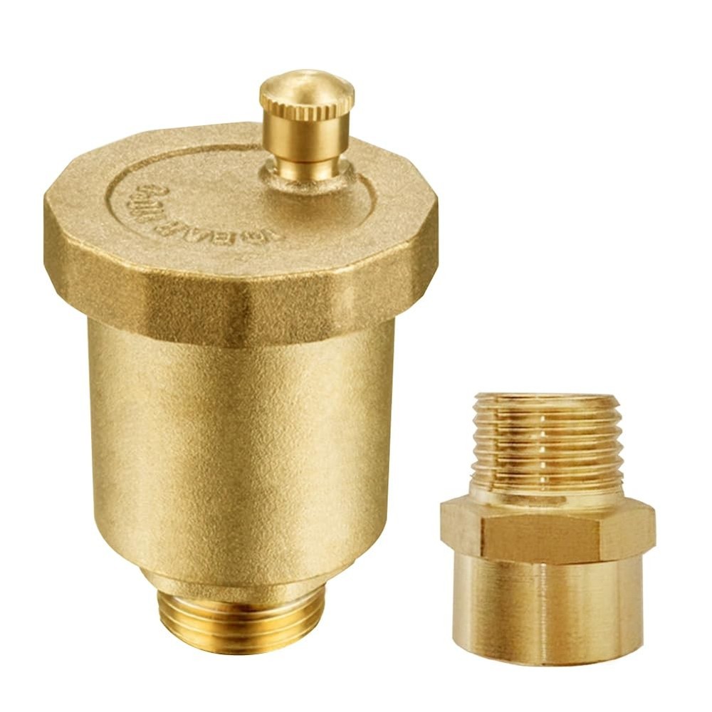 Brass 1/2" NPT Male Air Vent Valve Automatic Float Valve Air Release Air