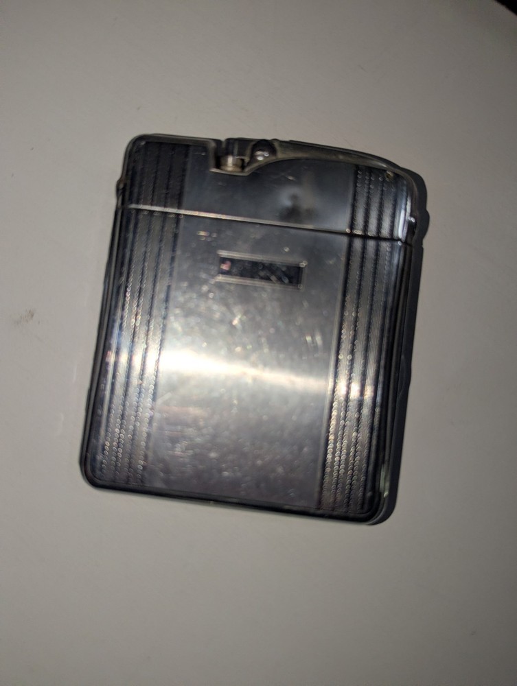Vintage Ronson Lighter Case Ten A Case Lighter & Cigarette Holder Combo