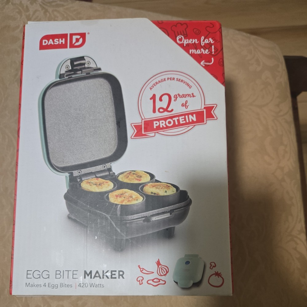 Dash Egg Bite Maker - (Aqua) NEW 