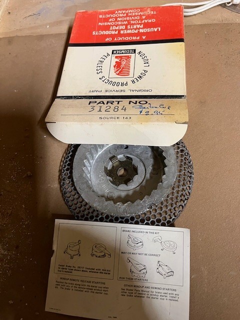 Tecumseh Parts # 31284