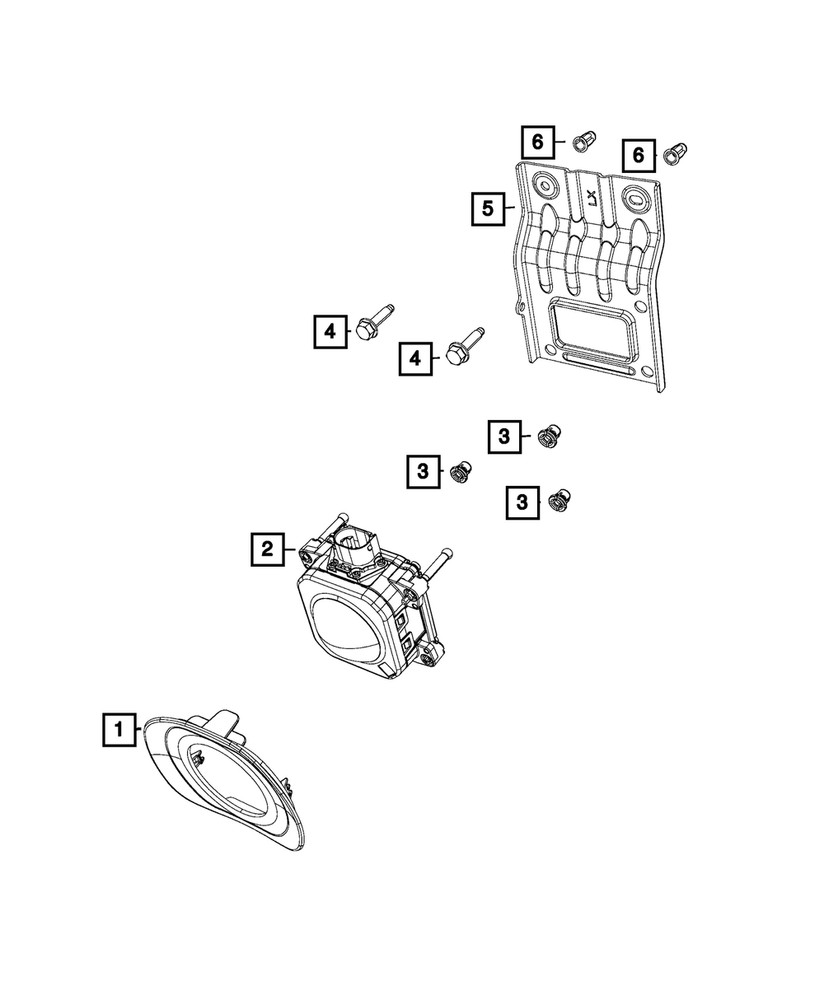 Genuine Mopar Sensor Cover 68234574AA