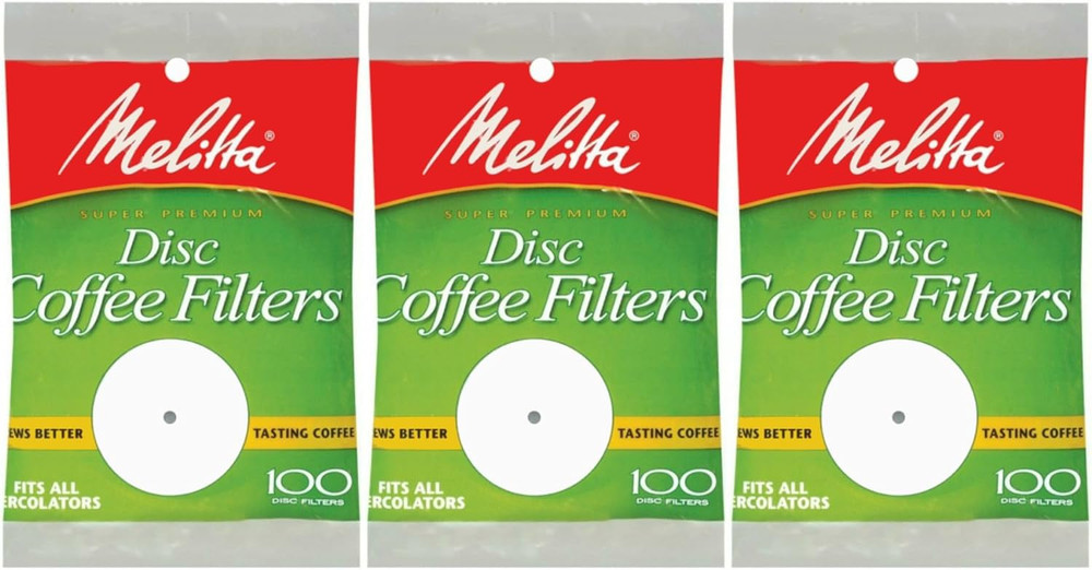 100-Pack Disc Coffee Filters
