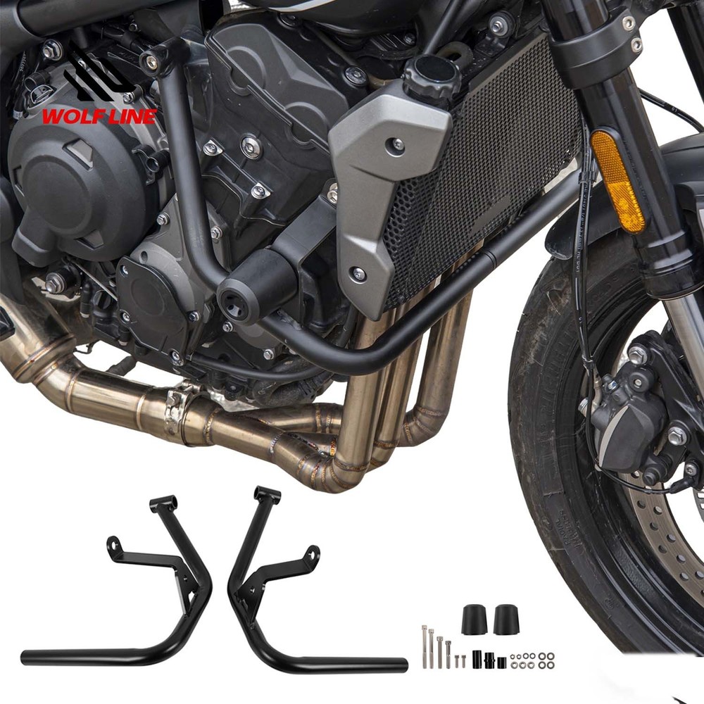 Crash Bar For Triumph Trident 660 Engine Guard Frame Protector Pad 2026 WOLFLINE