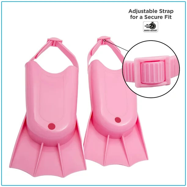 Dolfino Childs Snorkel Set Mermaid With Drawstring Back Pack New!