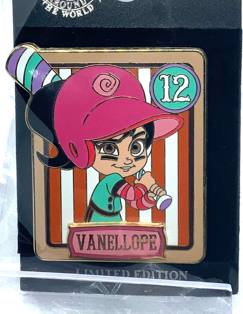 Disney DSSH Vanellope Wreck It Ralph Batter Baseball LE 150 Pin