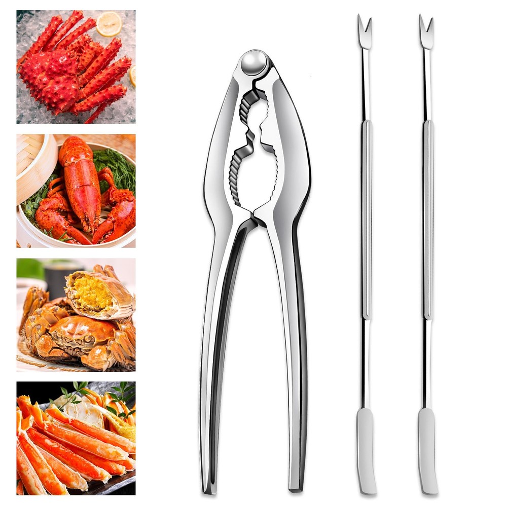Stainless Steel Lobster Cracker and Pick Tools Set