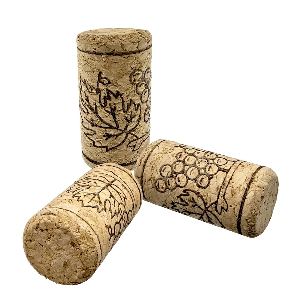 #8 x 1-3/4 First Quality Straight Wine Corks 100/Bag