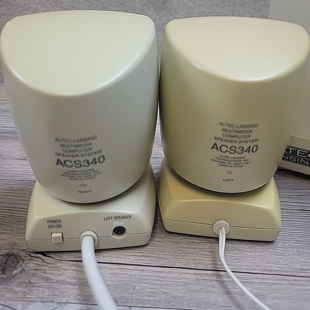 ALTEC LANSING/DELL ACS340 Multimedia Computer Speaker System With Powered Sub