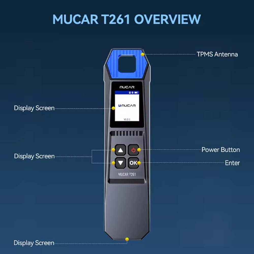 ThinkScan 689BT & MUCAR T261 TPMS Programming Scanner Full System OBD2 Scan Tool