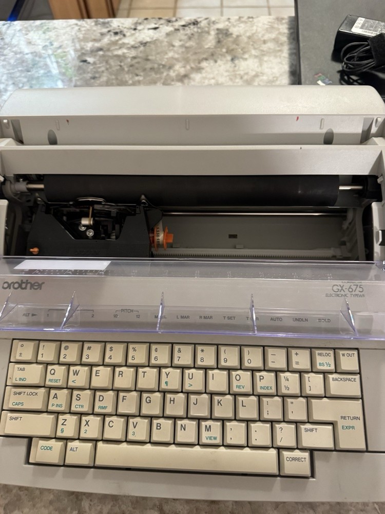 Brother Correctronic GX-6750 Electronic Typewriter With Tested Working