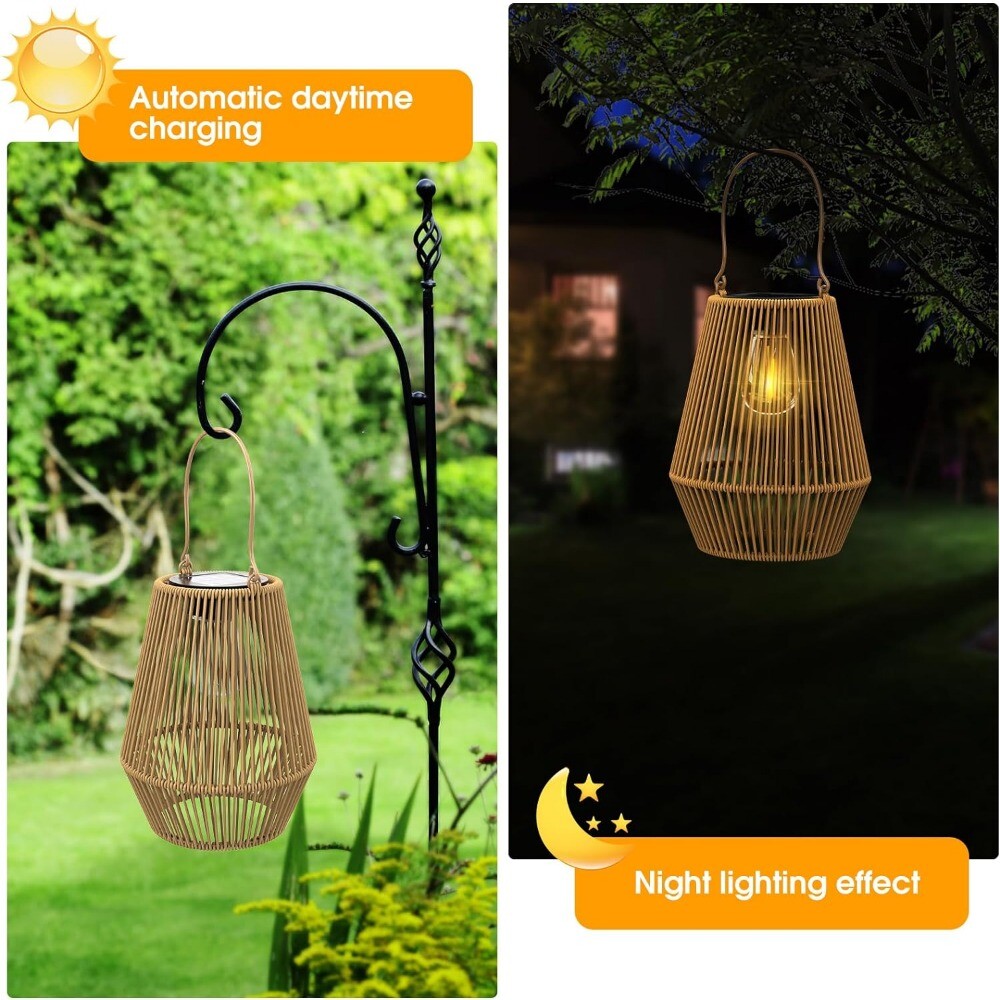 Solar Lanterns, Solar Lanterns Outdoor Waterproof Solar One Pack