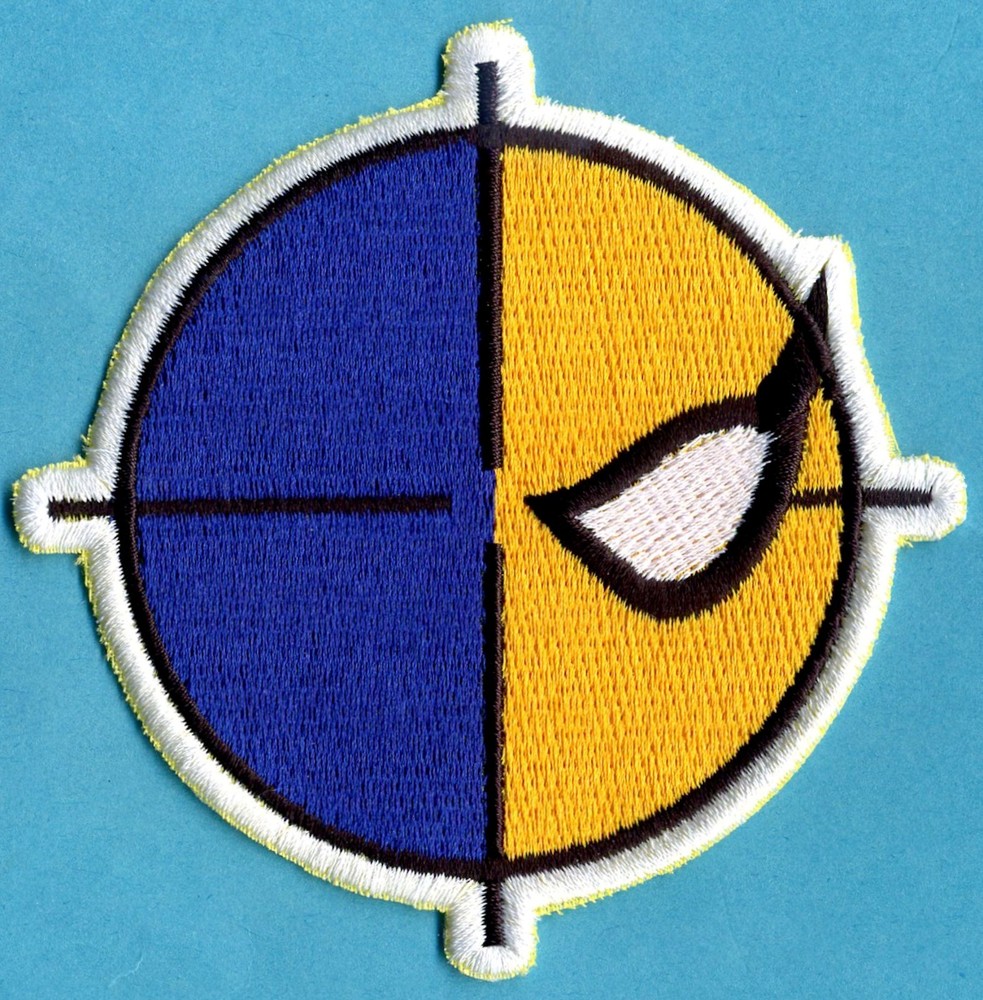 Deathstroke / Slade Wilson fully embroidered 3.75" iron on patch
